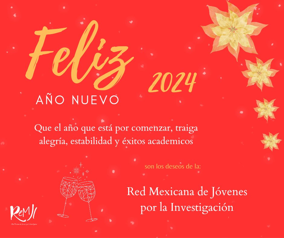 ReMJI_mx's tweet photo. A una horas de comenzar el 2024, enviamos a toda la #ComunidadReMJI y personas seguidoras, nuestros mejores deseos.
#SomosReMJI https://t.co/opMsuW52cr