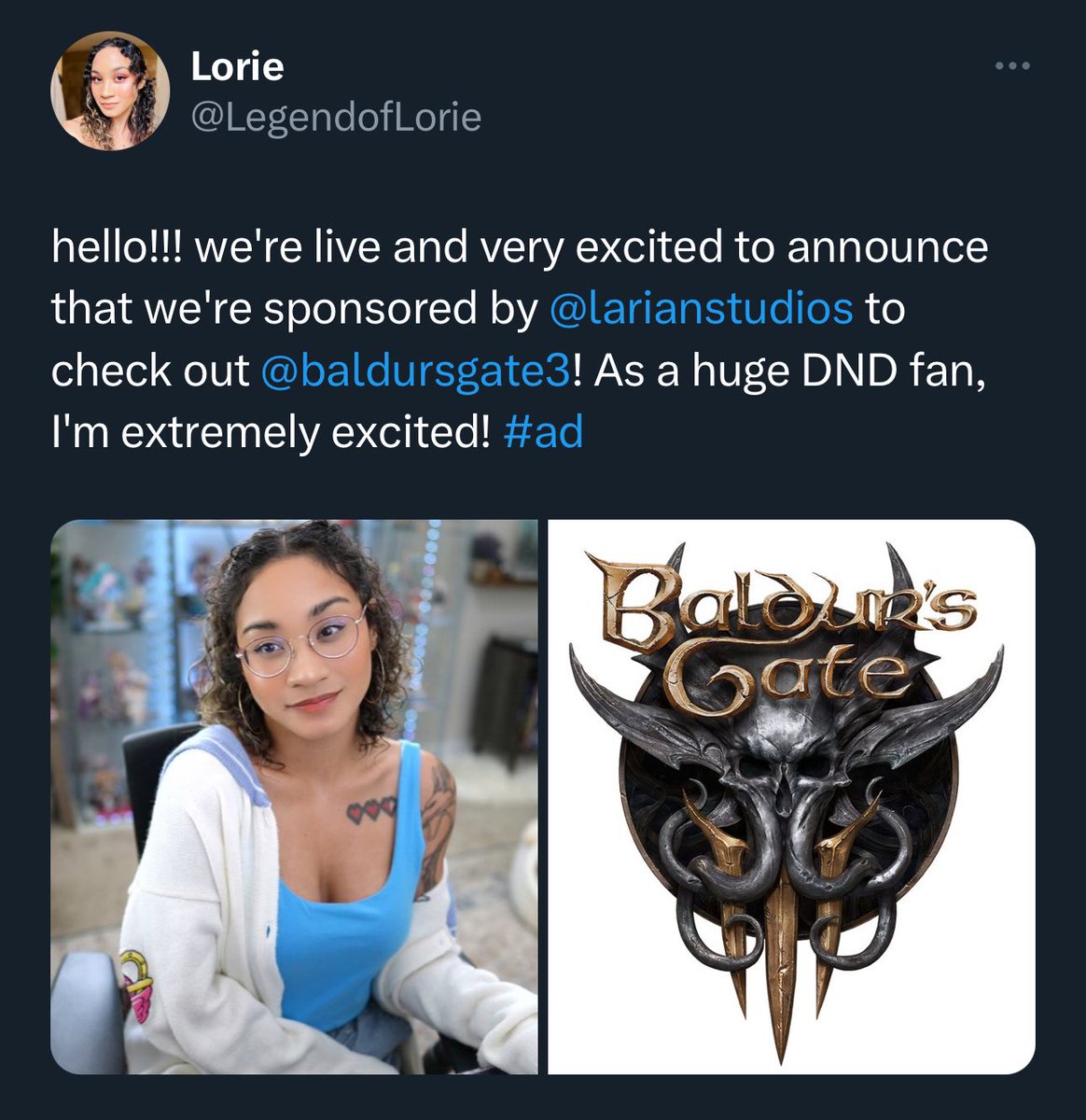 Lorie tweet media
