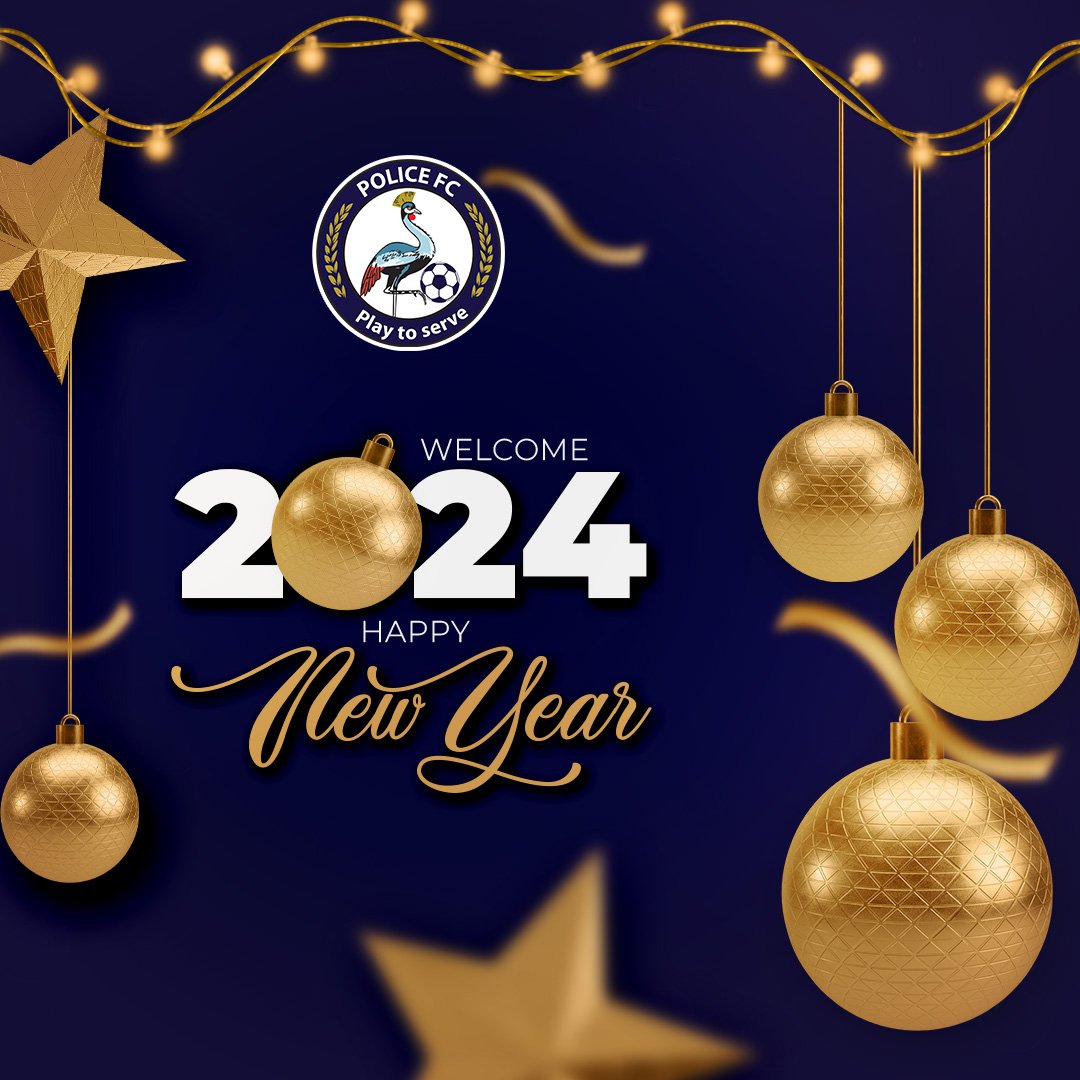 Cheers to 2️⃣0️⃣2️⃣4️⃣ as a new year. May this year be filled with prosperity for you and let it begin with astonishment and happiness. 𝗛𝗔𝗣𝗣𝗬 𝗡𝗘𝗪 𝗬𝗘𝗔𝗥.. #WeAreCops || #PlayToServe