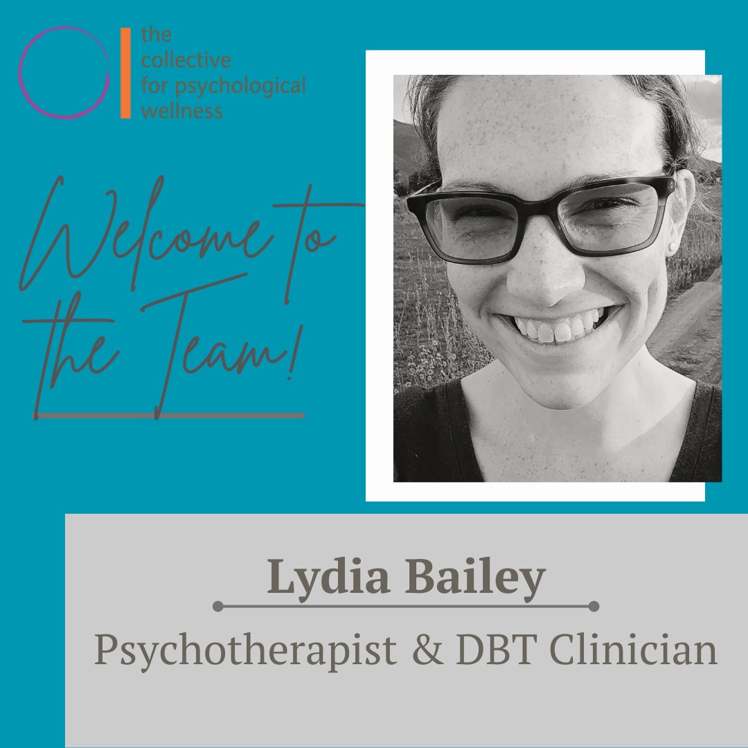 Meet our new therapist and DBT Clinician, Lydia Bailey!!  Lydia integrates interventions from Dialectical Behavioral Therapy (DBT), Internal Family Systems (IFS), and Somatic Experiencing® approaches.
#IFS #DBT #therapist #mentalhealth #somatic #somaticexperiencing #therapy