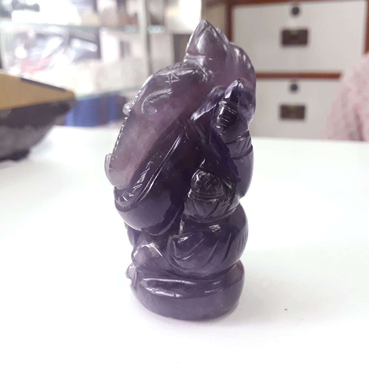 AgarwalAnushth's tweet photo. Natural Amethyst Carved gemstone Ganesha Figurine
Length : 3.25 in /Width : 1.75 in / Weight : 158 gram
https://t.co/hHsM11V4Lw
#amethyst #ganesha #idol #ganpati #spirituality #peace #strength #protection #crystals #reiki #healing #god #manifestation #meditation #crystalhealing https://t.co/DZflP90F29