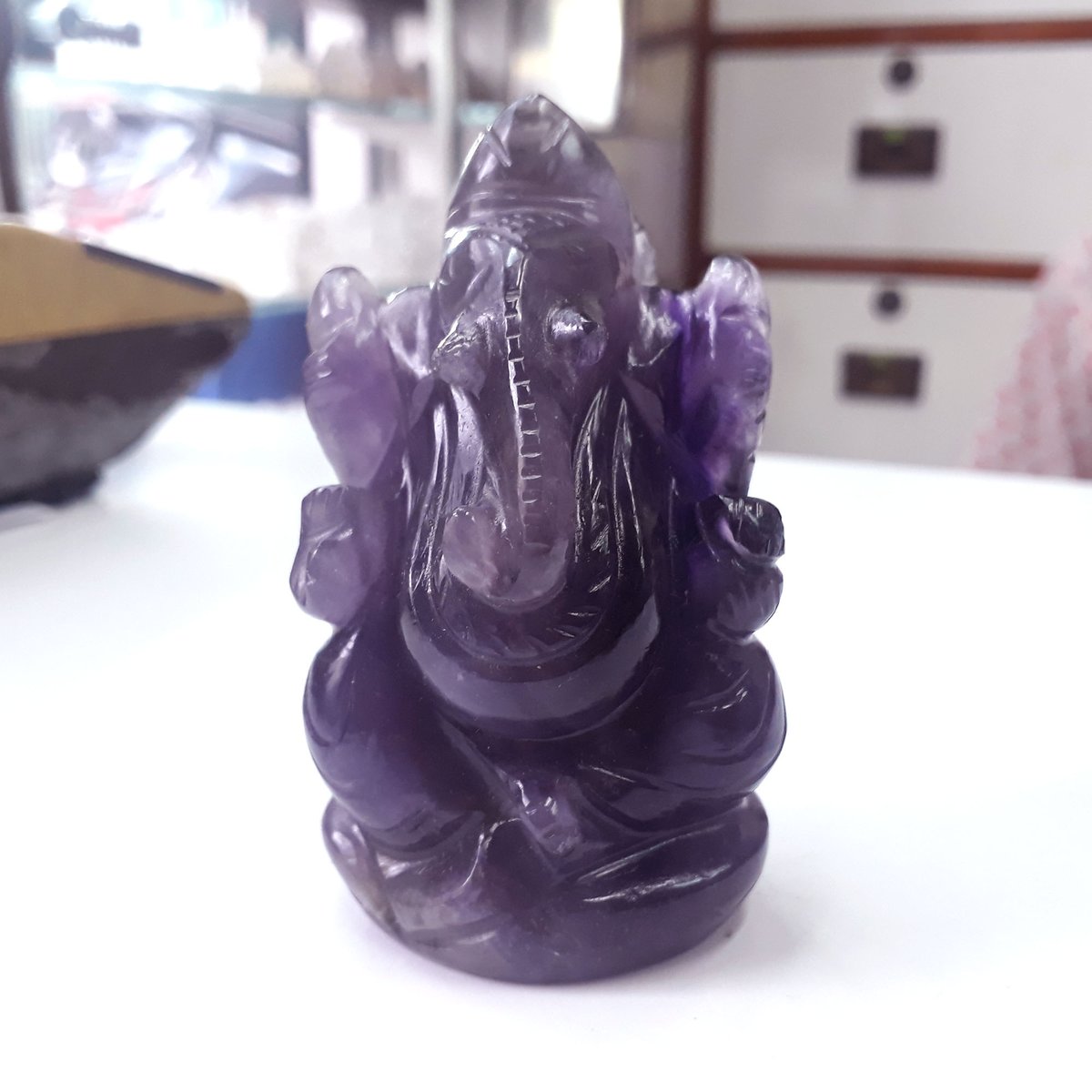 AgarwalAnushth's tweet photo. Natural Amethyst Carved gemstone Ganesha Figurine
Length : 3.25 in /Width : 1.75 in / Weight : 158 gram
https://t.co/hHsM11V4Lw
#amethyst #ganesha #idol #ganpati #spirituality #peace #strength #protection #crystals #reiki #healing #god #manifestation #meditation #crystalhealing https://t.co/DZflP90F29
