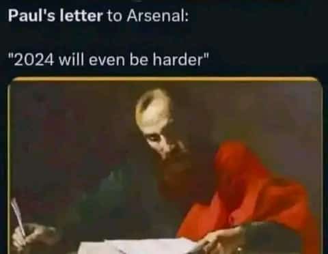 UTDRees_'s tweet image. Happy new year arsenal fans 😂