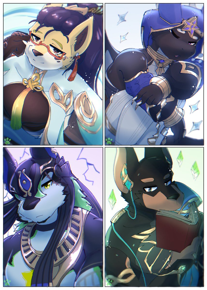 TyromeArts's tweet photo. 2023 New Year celebration art (with mutuals) 🐆🐲🐺🐶 https://t.co/C37sA8TCvf
