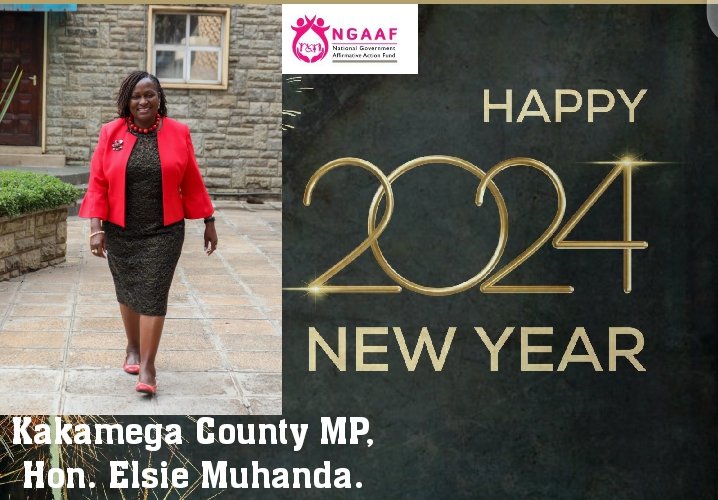 As Kakamega County MNA, I wish you and yours a joyous new year 2024 filled with success, blessings, happiness and serenity.