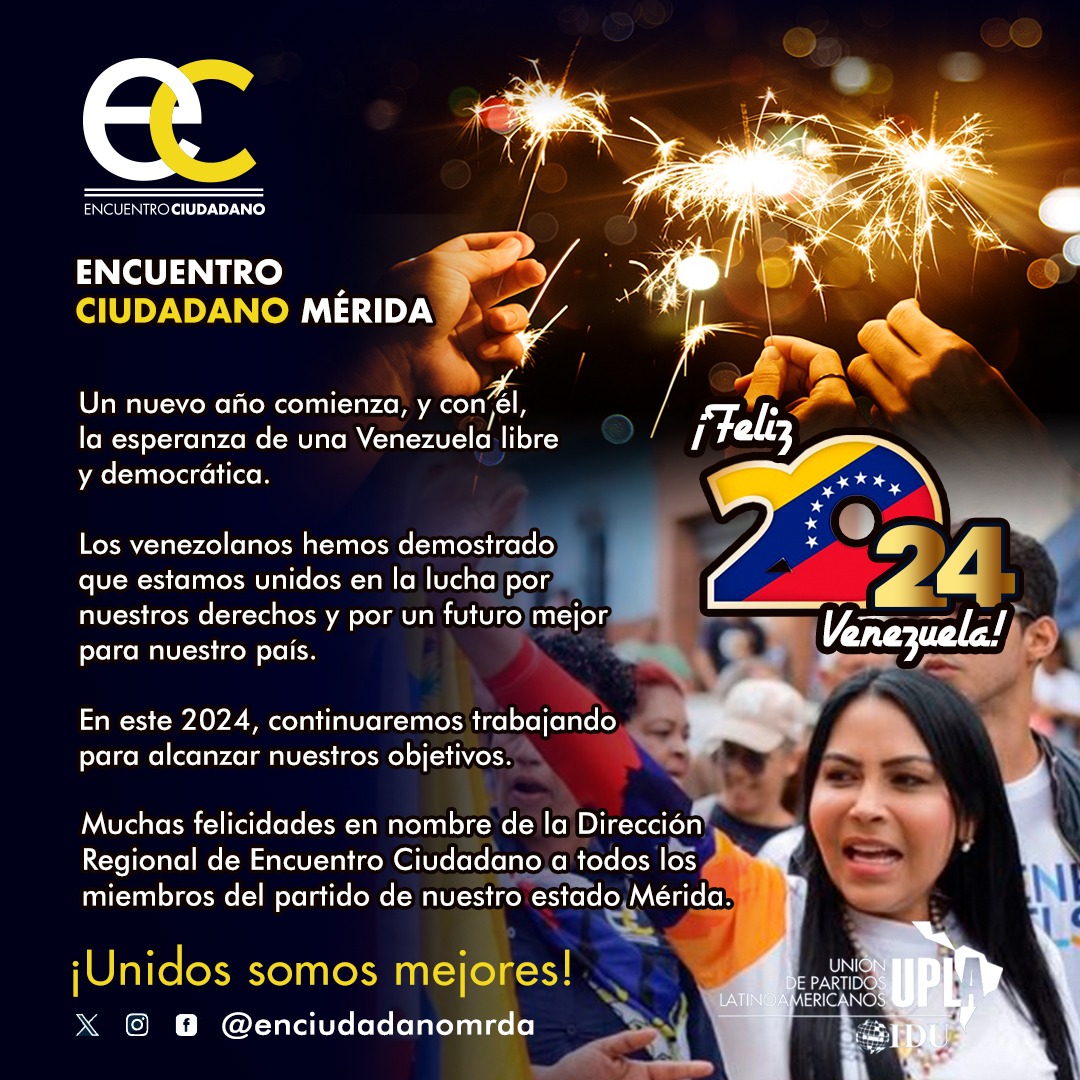 #UnidosSomosMejores 
<a href="/delsasolorzano/">Delsa Solorzano</a> 
<a href="/EnCiudadanoVzla/">Encuentro Ciudadano</a>