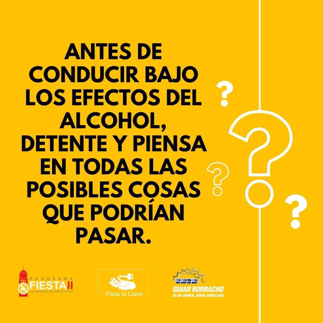 FIESTAII's tweet photo. 🚗✨ Antes de tomar esa decisión de conducir bajo los efectos del alcohol, detente un momento. 🛑 Piensa en las consecuencias, en todo lo que está en juego con un solo acto de negligencia. Si bebes, PASA LA LLAVE. 🙌

#FIESTAii #pasalallave https://t.co/VPaklBtF6Z