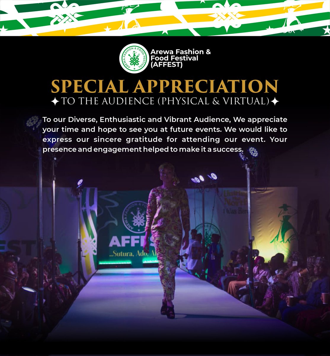 AREWA FASHION AND FOOD FESTIVAL tweet media