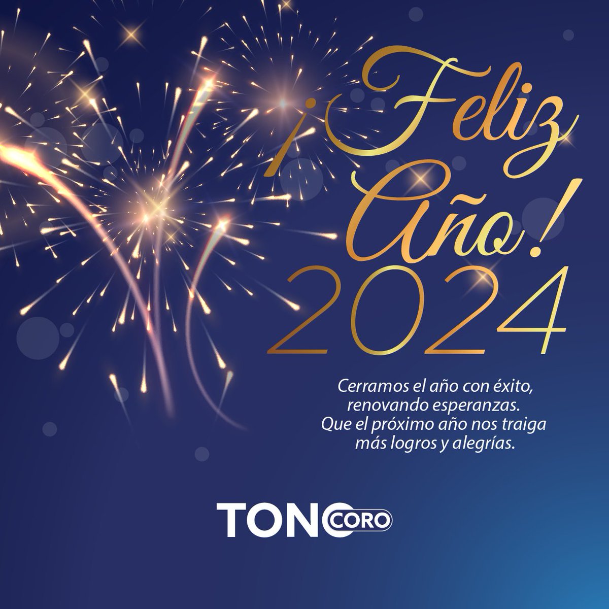 TonoCoro's tweet photo. 🎉¡Gracias por cada momento compartido y por ser parte de este viaje! Que el próximo año esté lleno de aventuras y éxitos. ¡Bienvenido 2024! ✨🙏

#tonocoro
#año2024 
#anonuevo2024 https://t.co/5oi14Um7Ir