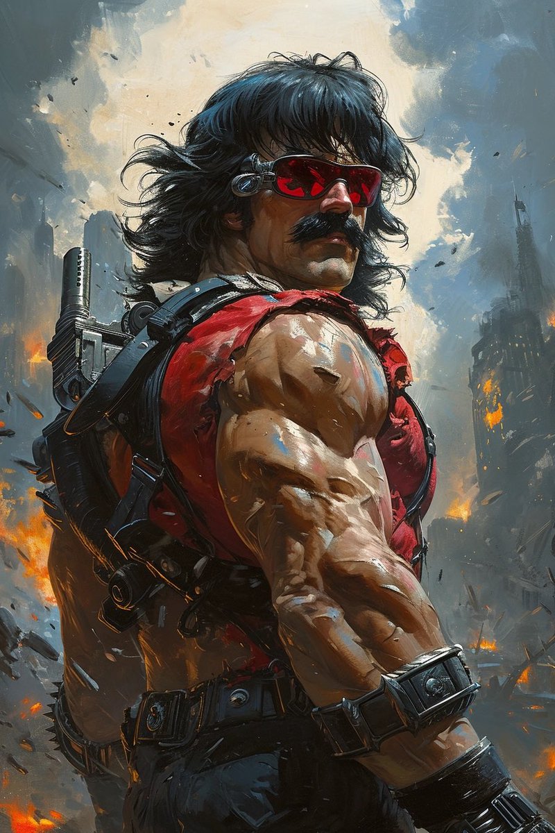 AelliottII's tweet photo. Dear @DrDisrespect, our sincerest apologies for the extended wait in developing the film. #drdisrespect #midjouney #midjourney6 https://t.co/ZKgiqeJ2gU