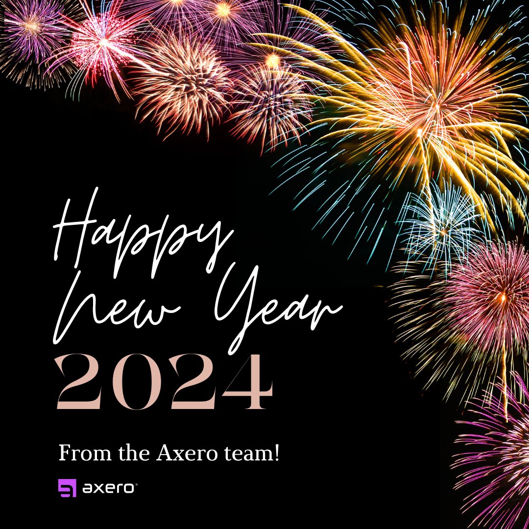 Wishing you a happy and healthy new year! For the Axero team, 2023 was a HUGE year for innovation with the release of our award winning #AI chatbot 😀. Learn more about this year's highlights here: hubs.ly/Q02dY8qH0