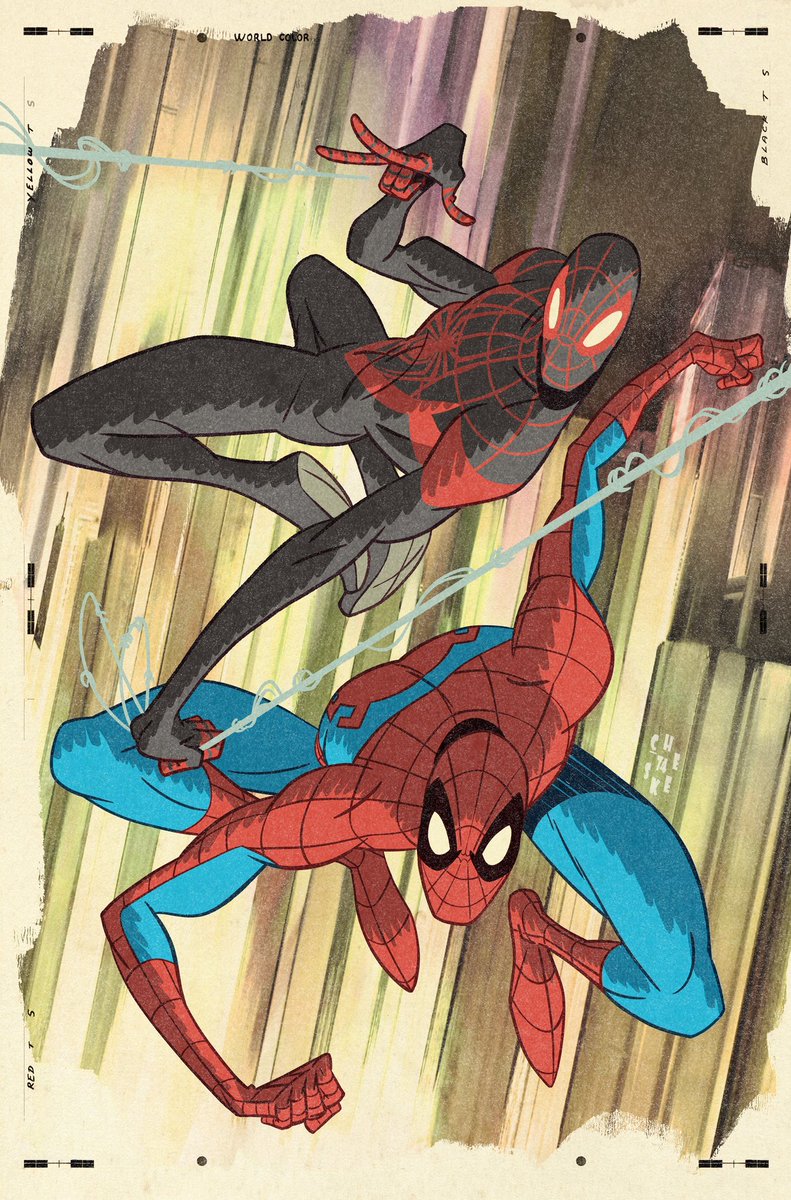 Most likely my last art post for 2023, so here’s goes—As a huge fan of both mega-talents Greg Weisman and Humberto Ramos I’m still in shock to have been able to do a variant cover for their new book they’ve teamed up on, Spectacular Spider-Men! Issue 1 hits stands March 2024.