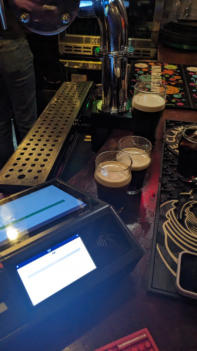 Never seen it before in my life but at the Faltering Fullback so many people ordering half pints of Guinness (or "mini Guinnies" as one girl called them)