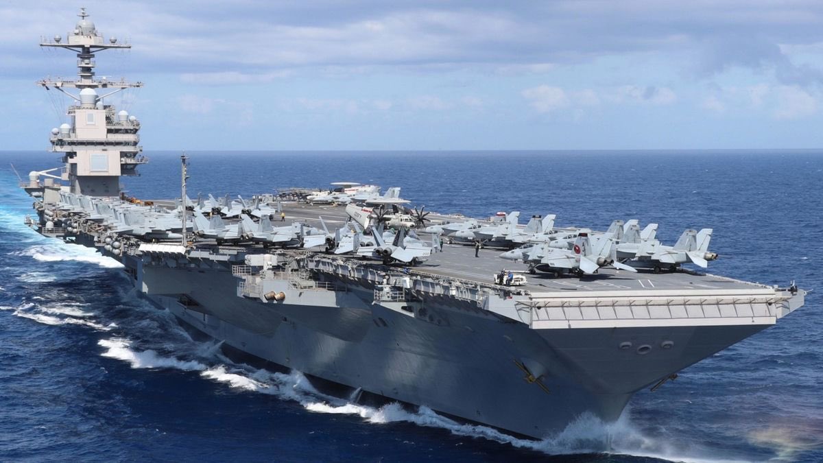 sentdefender's tweet photo. According to several U.S. Officials, the USS Gerald R. Ford (CVN-78) and the remaining Ships with Carrier Strike Group 12 (CSG-12) including the Ticonderoga-Class Cruiser, USS Normandy (CG-60) as well as several Arleigh Burke-Class Destroyers, USS Arleigh Burke (DDG-51), USS Bulkeley (DDG-84), USS Ramage (DDG-61), USS McFaul (DDG-74), and USS Thomas Hudner (DDG-116) will reportedly be Departing from the Eastern Mediterranean sometime in the coming days in order to Return to their Homeports in Norfolk, Virginia; Mayport, Florida; and Rota, Spain after being Deployed for over 243 Days, with a number of the Ships already having Transited out of the Mediterranean heading towards the United States; it is Unknown if another Aircraft Carrier will be Deployed to Replace the Ford in the Eastern Mediterranean, although it is likely considering the Escalation of Hostilities in the Middle East which will likely continue into 2024.