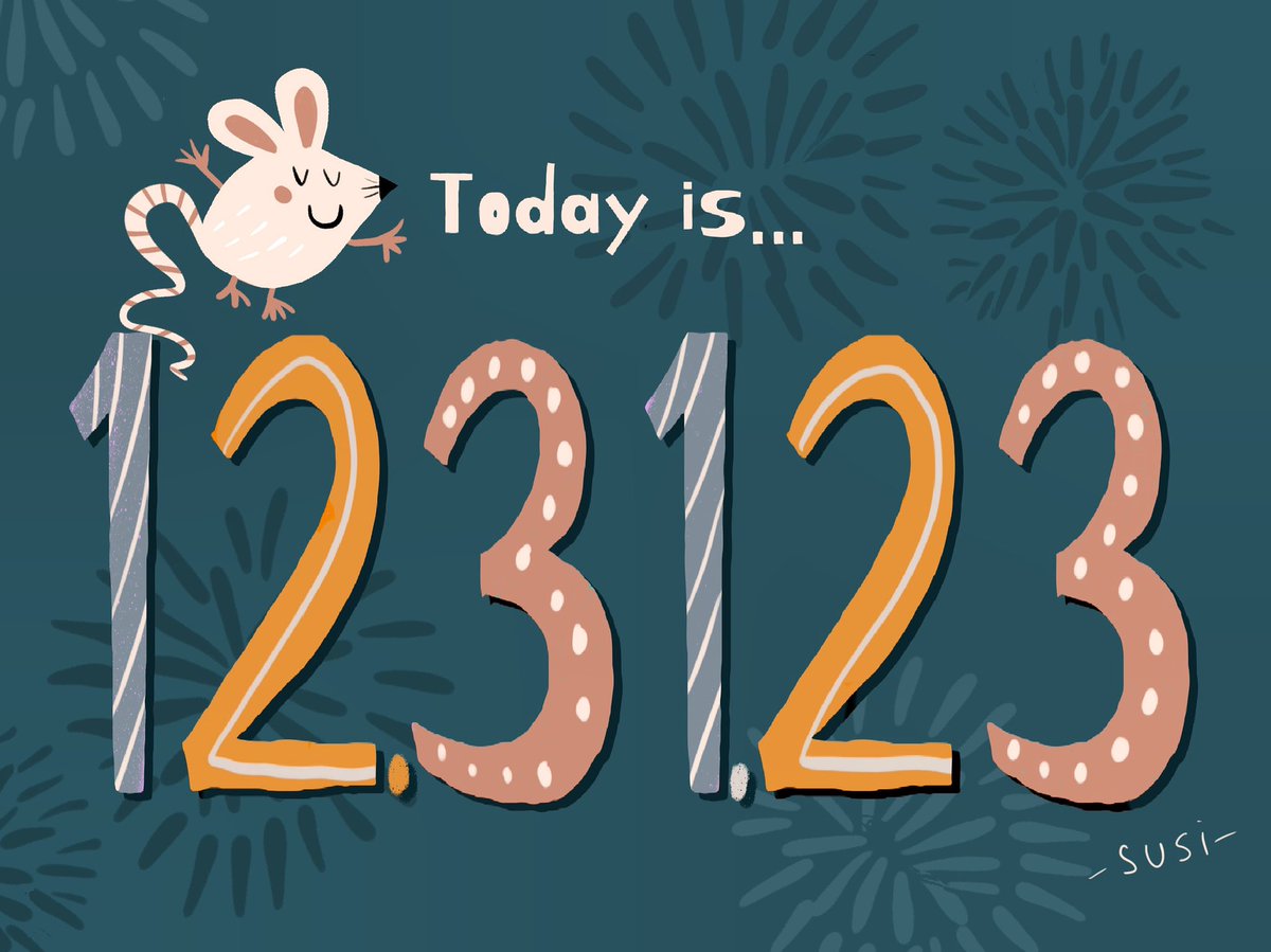 susischaeferart's tweet image. For all my number folks out there! #sequentialdate