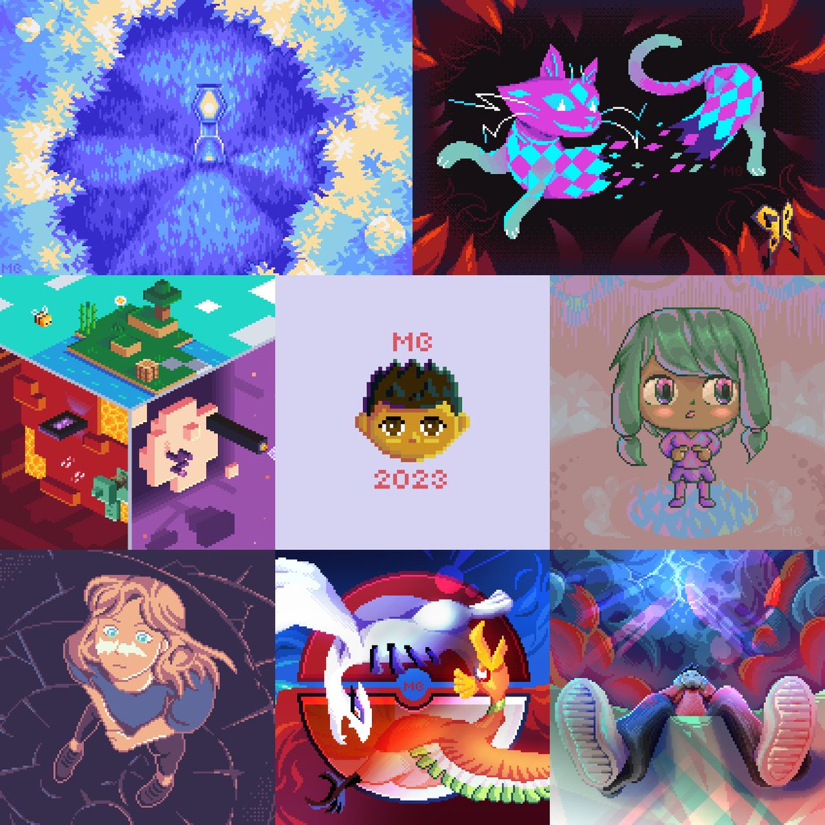 And with that 2023 is coming to a close!
Happy New Year Everyone!

#artvsartist #artvsartist2023 #pixelart #art #illustration #artist #aseprite #pixelartist #drawing #artstyle #happynewyear #artgrid