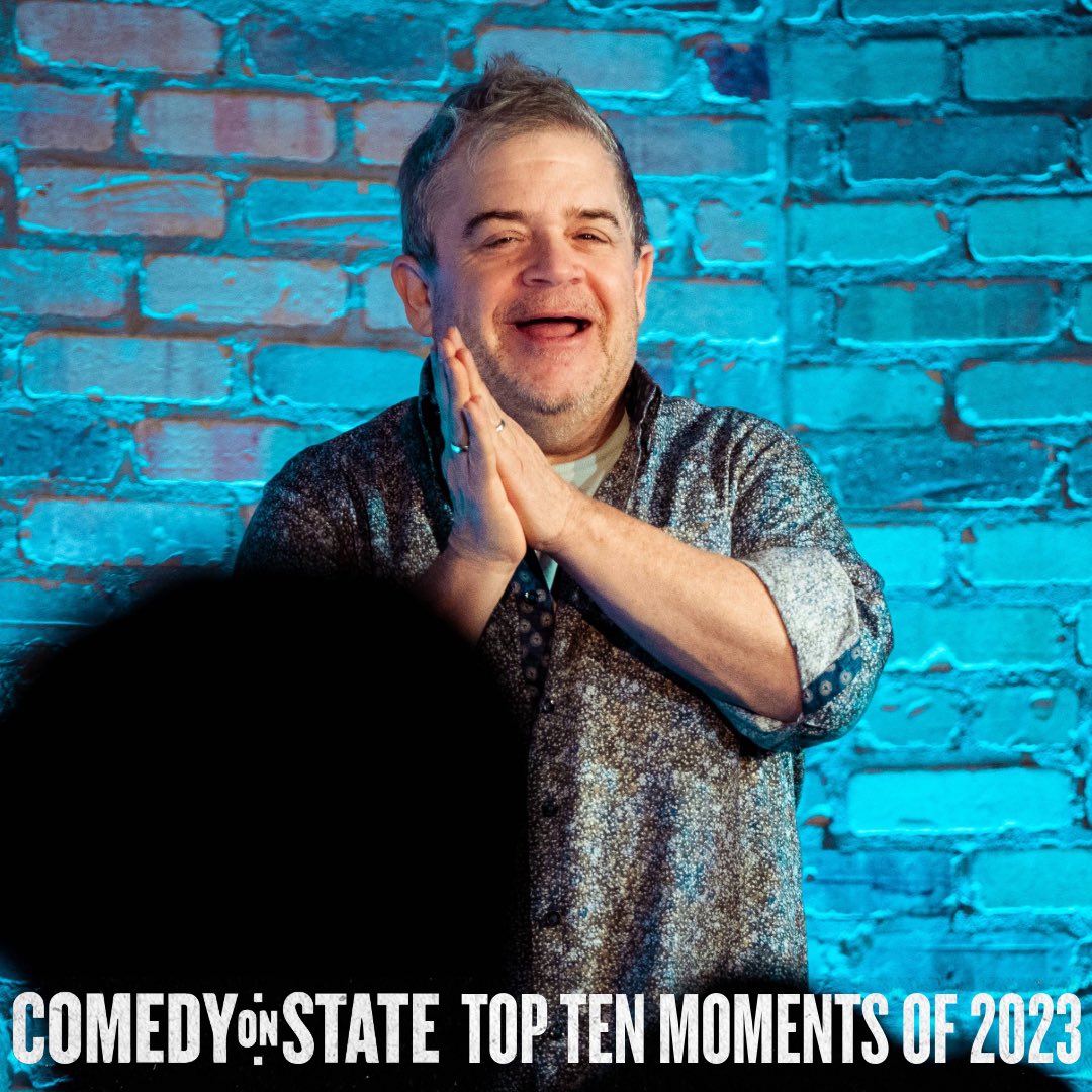ComedyOnState's tweet image. Continuing some our TOP TEN MOMENTS OF 2023 (in no particular order) 

@anthonyjeselnik @pattonoswalt @peteholmes @birbigs