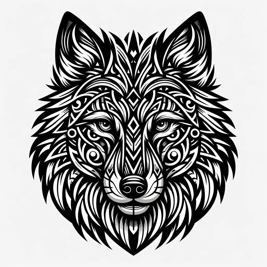 Second run on the new <a href="/shapeoko/">Shapeoko</a>!

Had DALL-E generate me a tribal-style, line-art, wolf face, and then vectorized it, imported it into Carbide Create to give it tool paths, and ran!

Super fun proof of concept! 

[Ignore that cut line on the top left. The blank was scrap.]