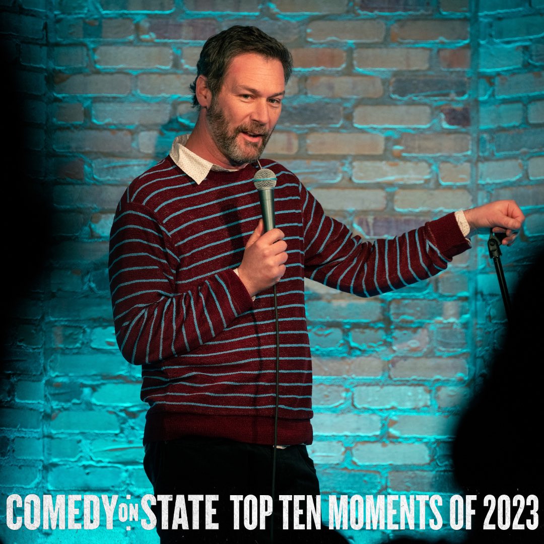 ComedyOnState's tweet image. Continuing some our TOP TEN MOMENTS OF 2023 (in no particular order) 

@TVsJonDore @yannispappas