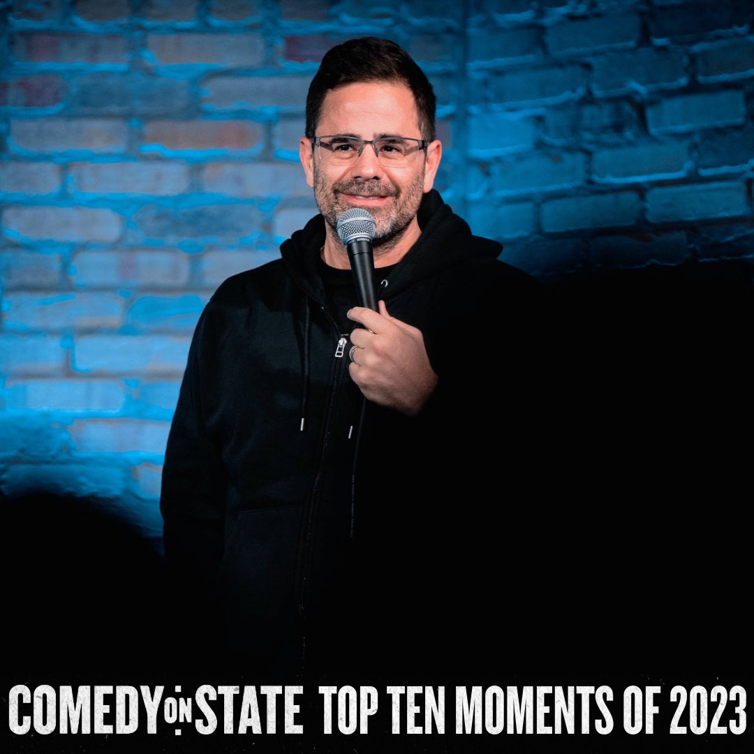 ComedyOnState's tweet image. Continuing some our TOP TEN MOMENTS OF 2023 (in no particular order) 

@TVsJonDore @yannispappas