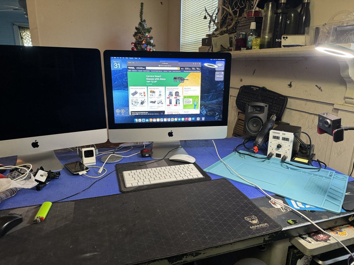 GenTech_Gaming's tweet image. New hot air/iron station for the work place hopping this well help speed up back glass repairs and more 🫡✅🖥️ #Technical #apple #backglass #iphonerepairs #repairshop #technew #repairstation #imac #followme
