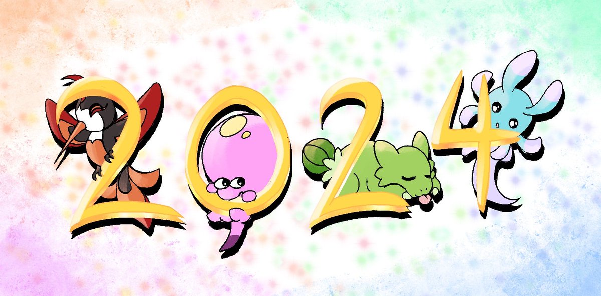 Garticmon's tweet photo. Happy New Year, trainers! We wanted to do a quick post to thank everyone for their support these past two years. Our team is still hard at work on Garticmon. We hope to bring you all a demo at some point in the upcoming year!
Here’s to a great 2024! Bingly loves you 🩷 https://t.co/jXiTI4mMFa