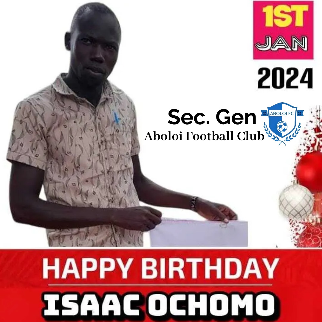 Join us in wishing our Secretary Gen. Isaac Ochomo ( <a href="/OchomoIzoh/">Ochomo</a> ) a happy birthday.

To all our fans,sponsors and supporters, Happy New Year 2024.