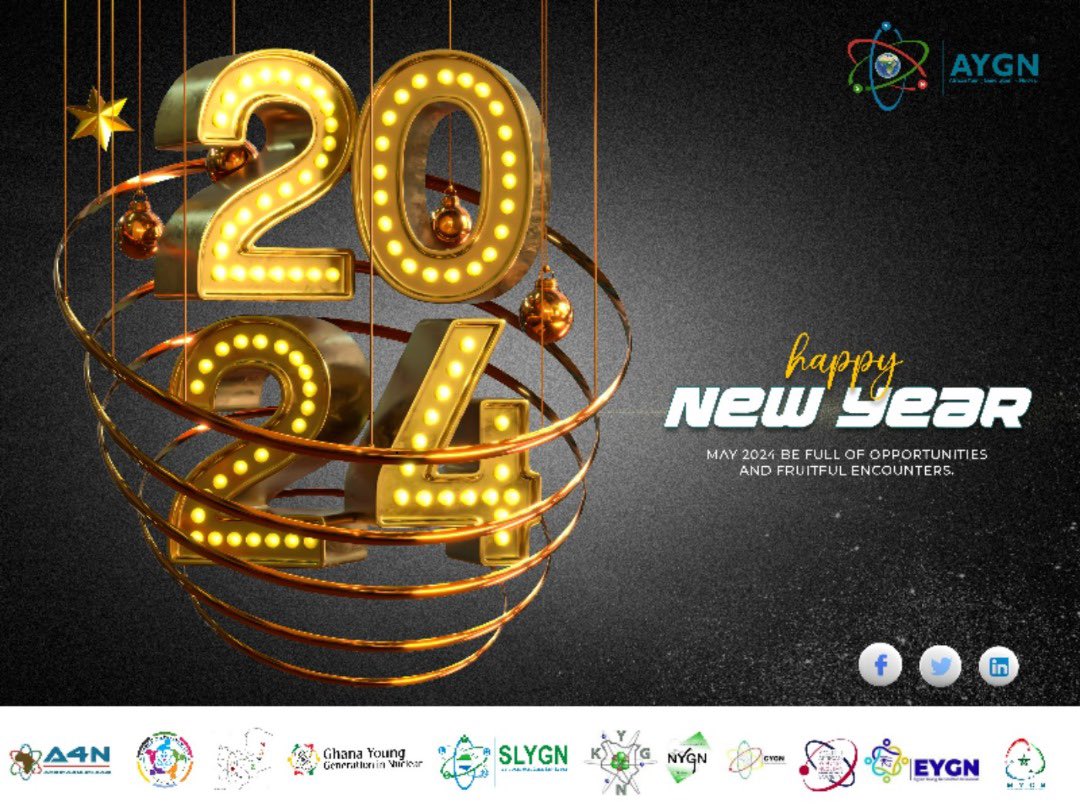 african_ygn's tweet photo. One year is coming to an end, and another is just around the corner, but #AYGN's commitment to promoting the use of #nuclear energy remains unchanged.
2023 has been a busy year for all of us, but full of significant achievements for AYGN, including organising the AYNS23.. https://t.co/vbH00NsSXr
