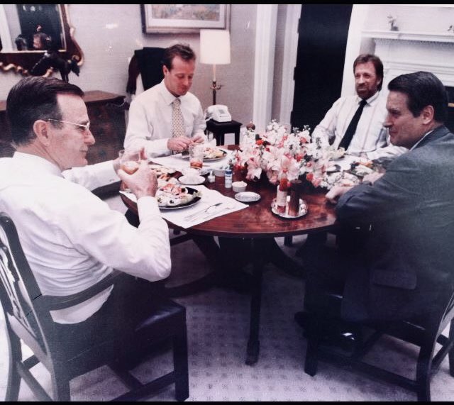 iam_MikeNorris's tweet photo. @wendyp4545 Before I was truly awake my dad and I spent the day with 41 at the White House. But he said something at the end of our meeting that chilled me to the bone. Wendy you are 100% spot on. https://t.co/NKMKQceiOB