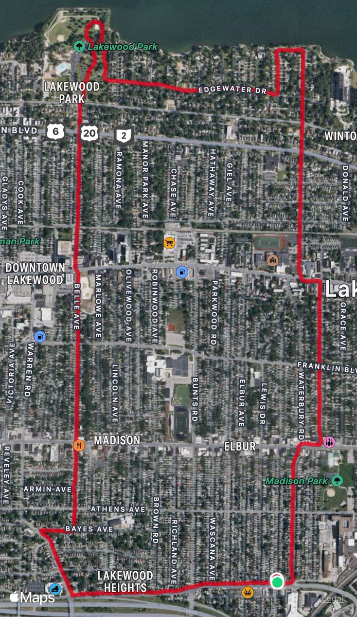 Last day in office so I took a jog around <a href="/LakewoodOhio/">City of Lakewood</a>’s Ward 3. 

Not quite a victory lap, but I’m proud of all that we accomplished. Thank you Lakewood!