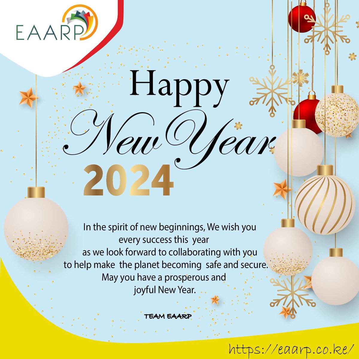 Cheers to a new year! As we welcome 2023, the Eastern Africa Association for Radiation Protection extends heartfelt wishes to all our members. Your commitment to excellence lights up our journey. Here's to another year of impactful collaboration and advancement!  #HappyNewYear
