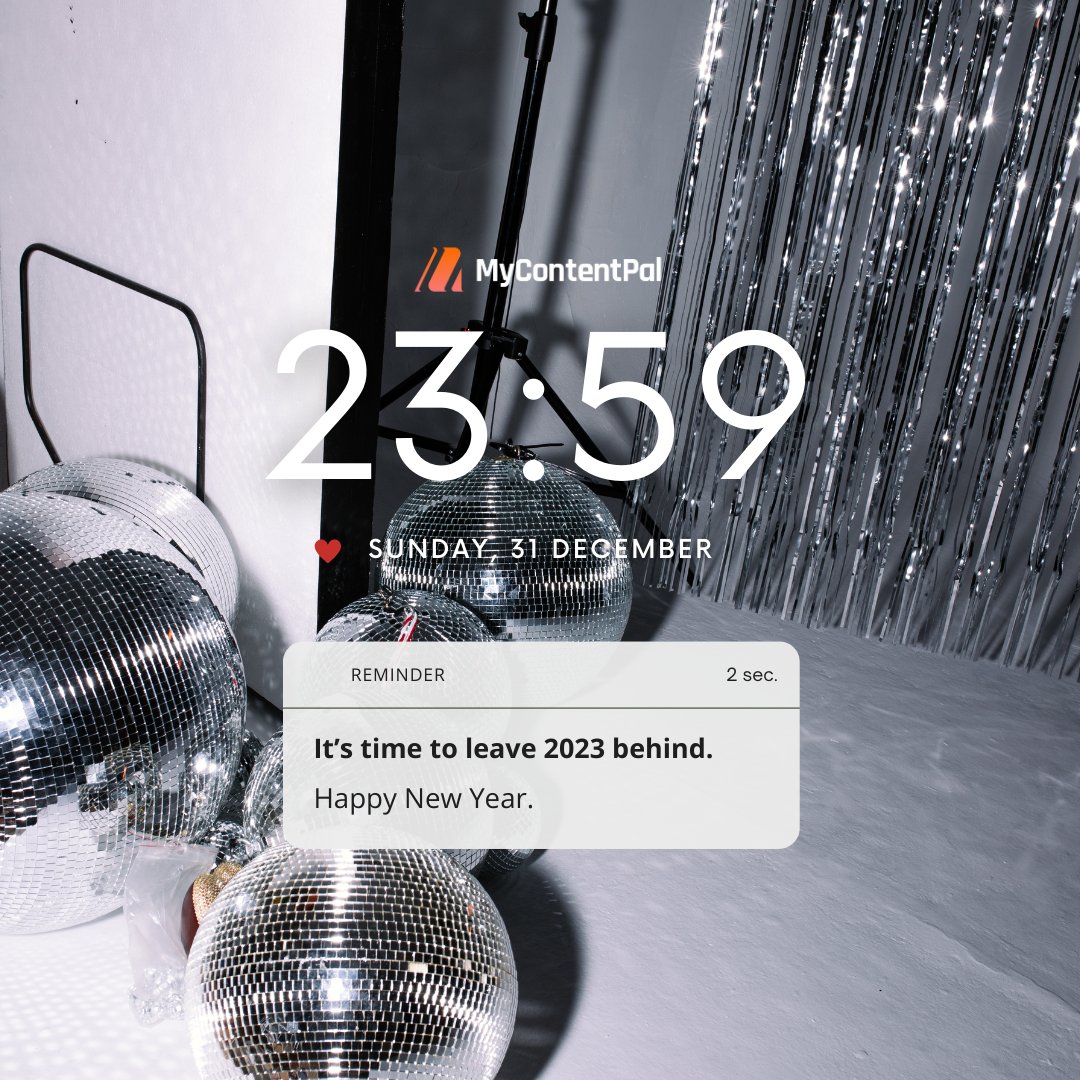 Tomorrow is the start of a brand new 365-page book.
Make it count.
Cheers, 2023 ✌️
