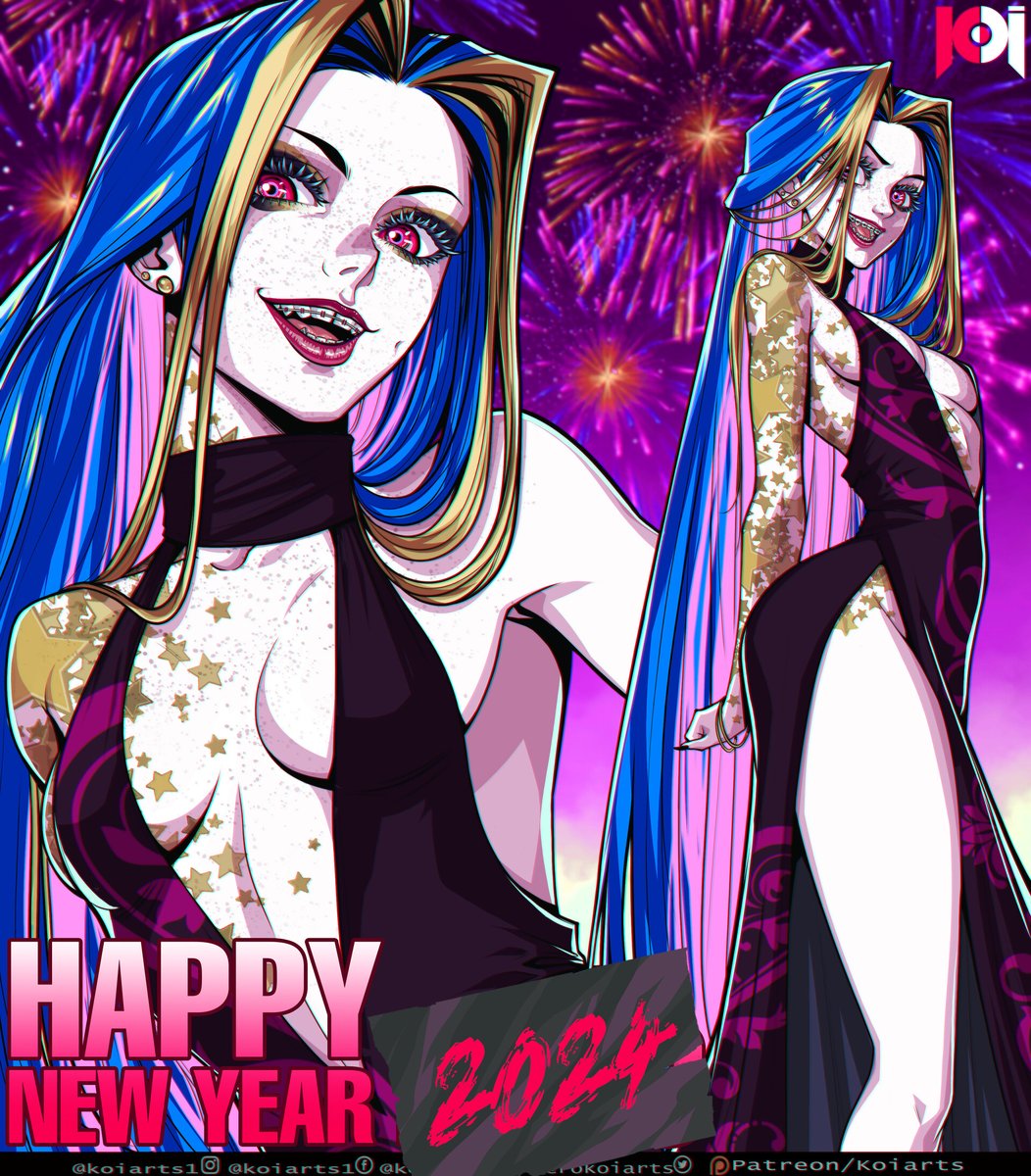 Koiarts1's tweet photo. No lo pude terminar así que solo le metí un parche a este con ''2024'' gracias por su apoyo los TKM a todos !!

Fan art Jinx Happy New Year 2024🎆

 ✅⭕️RT are appreciated 

#Jinx #HappyNewYear2024 #NewYear2024 #artoflegends #leagueoflegendsfanart #huion #LeaguePartner #LPPlatam https://t.co/9TneAbwax2