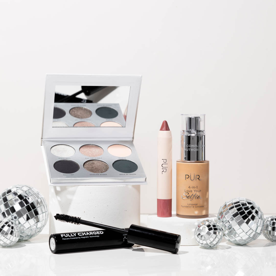 purcosmetics's tweet photo. New Years Eve Look Essentials🪩⁠
⁠
+ Love Your Selfie™ Longwear Foundation &amp; Concealer
+ On Point Eyeshadow Palette⁠
+ Fully Charged Mascara Powered by Magnetic Technology
+ Silky Pout Creamy Lip Chubby

Shop @Shoppersdrugmart 🖤🤍 https://t.co/VBC7UVHmrs