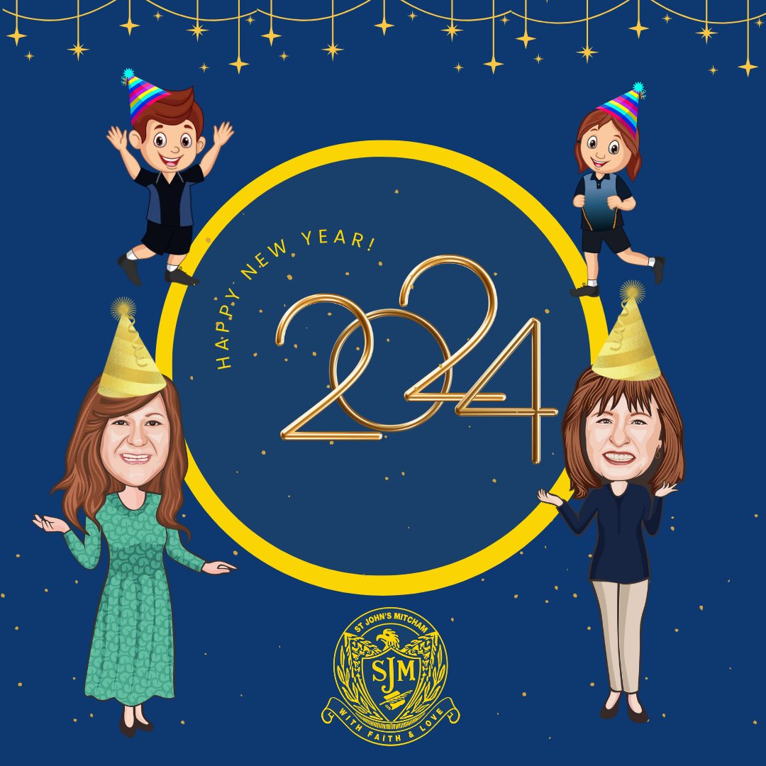 Happy New Year!

Wishing all our students a year of thrilling discoveries and endless fun learning in 2024! 🎉

#communitynews #stjohns #stjohnsmitcham #primaryschool #education #school #community #mitcham