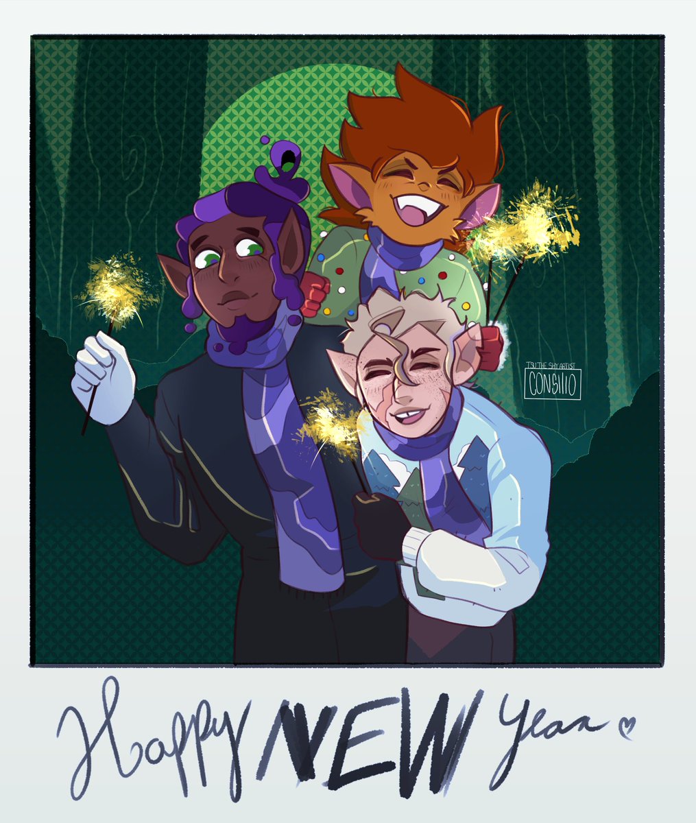 Happy new year!!!
#toh #theowlhouse #wovengold