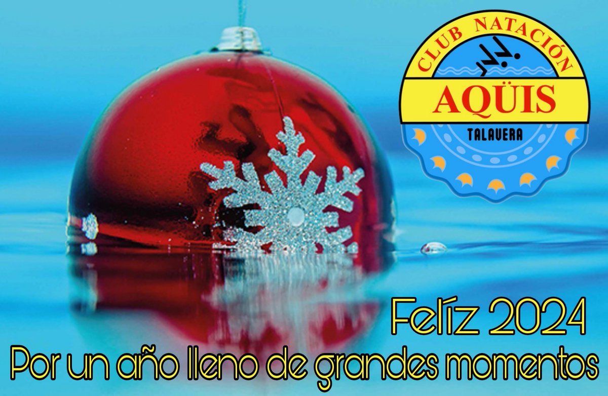 Todos nuestros mejores deseos para este nuevo año que comienza.

Que la alegría, la salud y los buenos momentos estén con todos vosotros familia.

#ClubNataciónAqüis