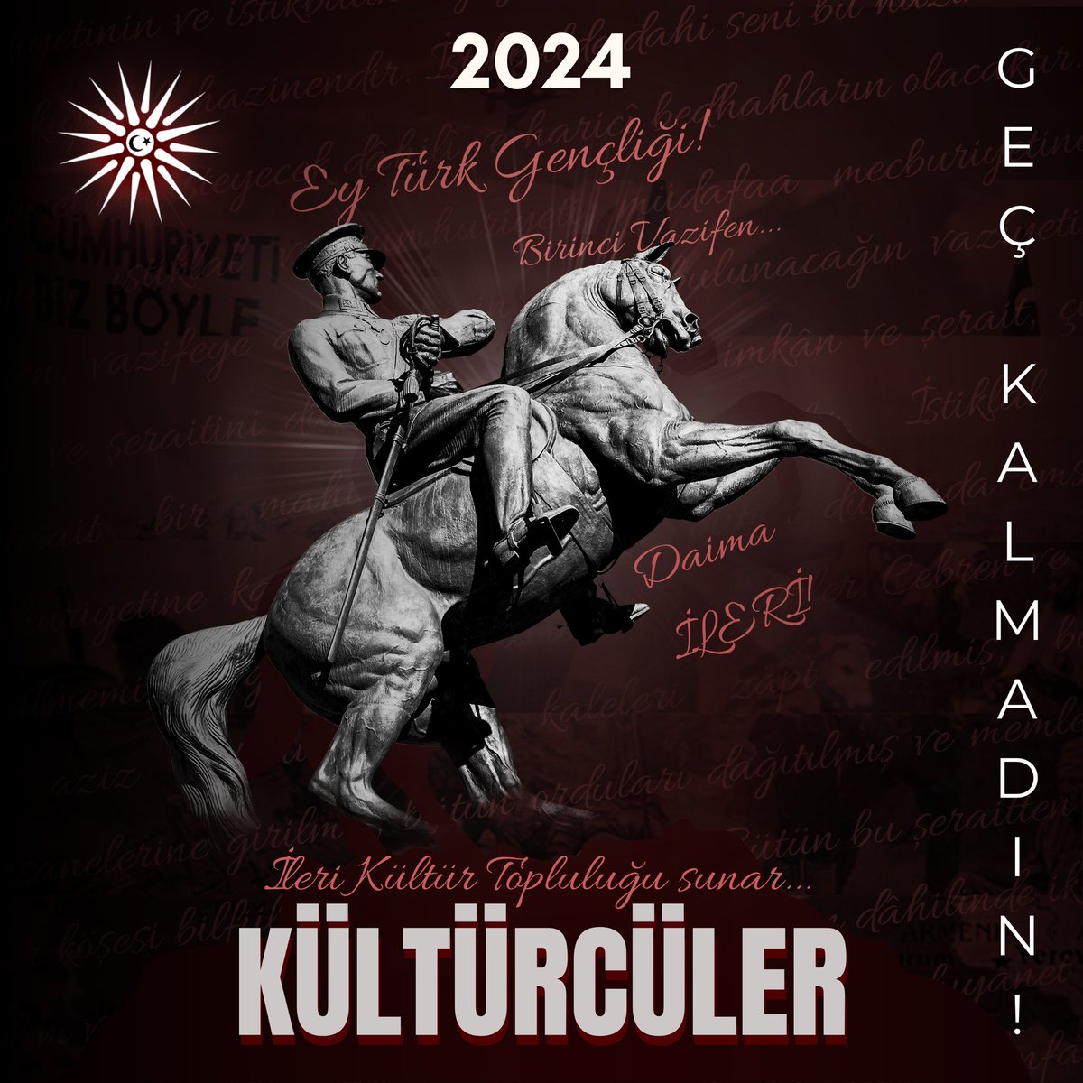 ileriTr's tweet photo. Yeni Yılımız Kutlu Olsun İleri Kültür Ailesi! 

İleri Kültür demek ümidini ve azmini kaybetmemek demektir. İleri Kültür geleceğe zarafetle bakmaktır. İleri Kültür inatçılık ve kararlılıktır, azimdir gayrettir, çabadır yeni bir ufkun başlangıcı ilk adımdır. Onur ve esenlik Dileriz https://t.co/APKzFj5ZuX