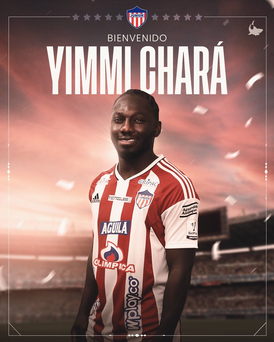 JuniorClubSA's tweet image. 🔥🦈 ¡YIMMI CHARÁ ESTÁ DE VUELTA! 

#VamosJunior🔴⚪️🔵