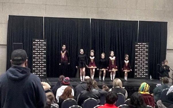 Flynn School of Irish Dance just finished here at the PNC New Year's Eve Kid's countdown! We've got plenty more acts to come! There's plenty to do until the New Year's ball drop at 6pm tonight!