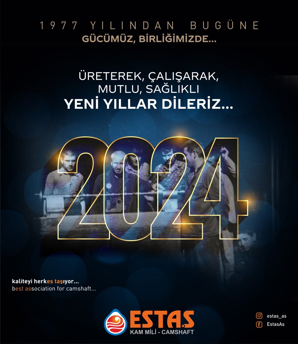 Sağlıklı, huzurlu, mutlu yıllar dileriz 🌸 ESTAŞ Ailesi #2024NewYear