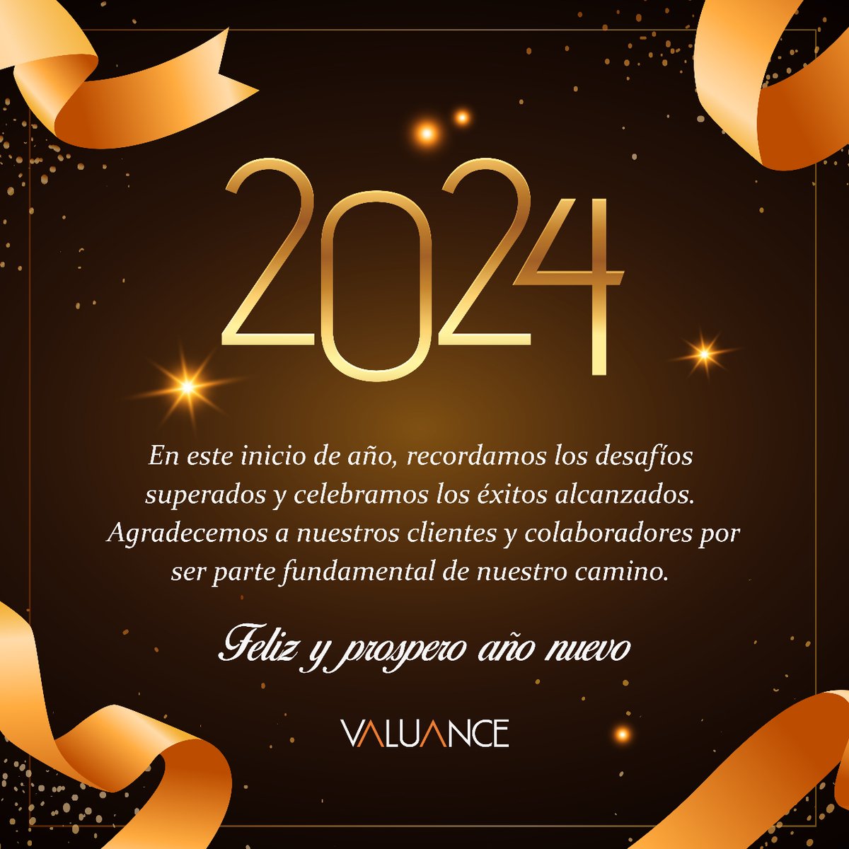 valuanceglobal's tweet photo. Brindamos por un nuevo año lleno de oportunidades y éxitos. En VALUANCE, agradecemos tu confianza y te deseamos un próspero Año Nuevo. 

#gestionempresarial #empresa #emprendedores #Finanzas #recursoshumanos #compañerosdetrabajo #trabajo #valuance_conultores #negocios #ultimahora https://t.co/FoO44s2Rjl