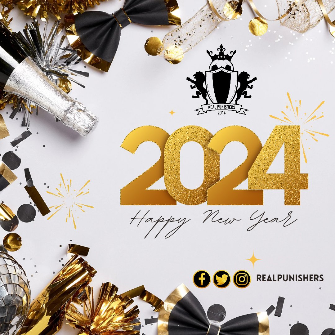 RealPunishers's tweet photo. Wishing you a year that is filled with laughter, love and endless possibilities. Hope we get more chances to connect and make memories too.
#RP10
#happynewyear2024 https://t.co/9nT1pFj6hP
