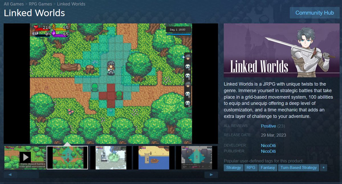 NicoDiti's tweet photo. 2023 was a great year for me.
I finished #LinkedWorlds and it had a great reception.
I went to Japan as it was a dream of mine.
I started working on a new #Videogame .
I wish a happy 2024 to everyone!
#HappyNewYear #gamedev #indiedev https://t.co/hfYMXNM1YC