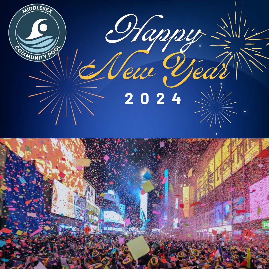 Happy New Year! We are looking forward seeing everyone for Summer 2024! (Middlesex Borough Resident Registration starts in 3 short months!)
#HappyNewYear #happynewyear2024wishes #goodhealth #GoodHealthAndWellBeing #summer2024 #middlesexcommunitypool