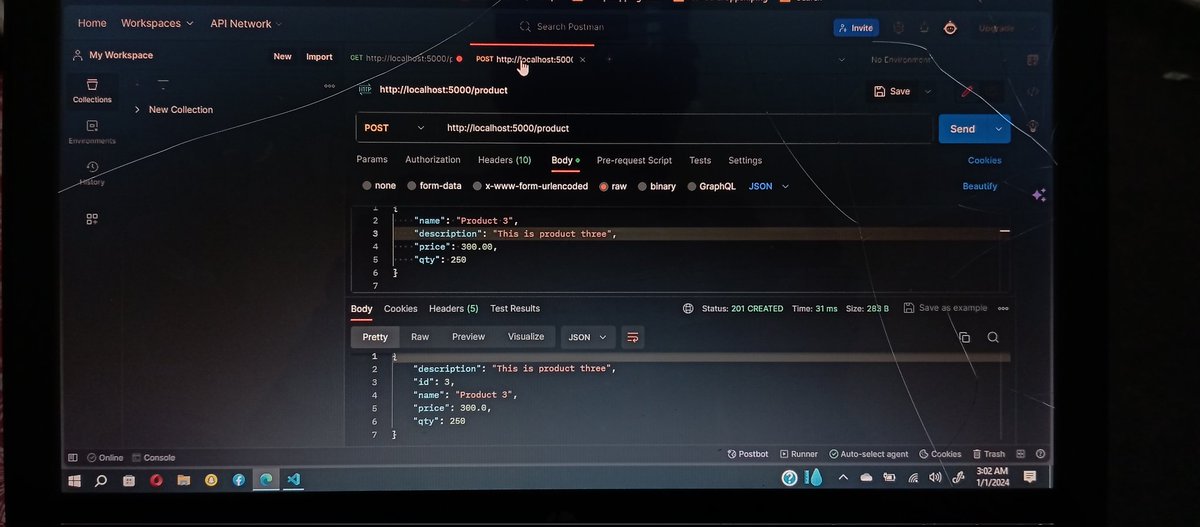 ahm4970's tweet image. Excited to showcase my latest project A robust REST API built with Python and Flask, seamlessly integrated with Postman. 🚀💻 This project allows for seamless interaction through POST, GET, PUT, and DELETE functionalities APIs!#PythonFlask #RESTAPIInnovation #PostmanIntegration