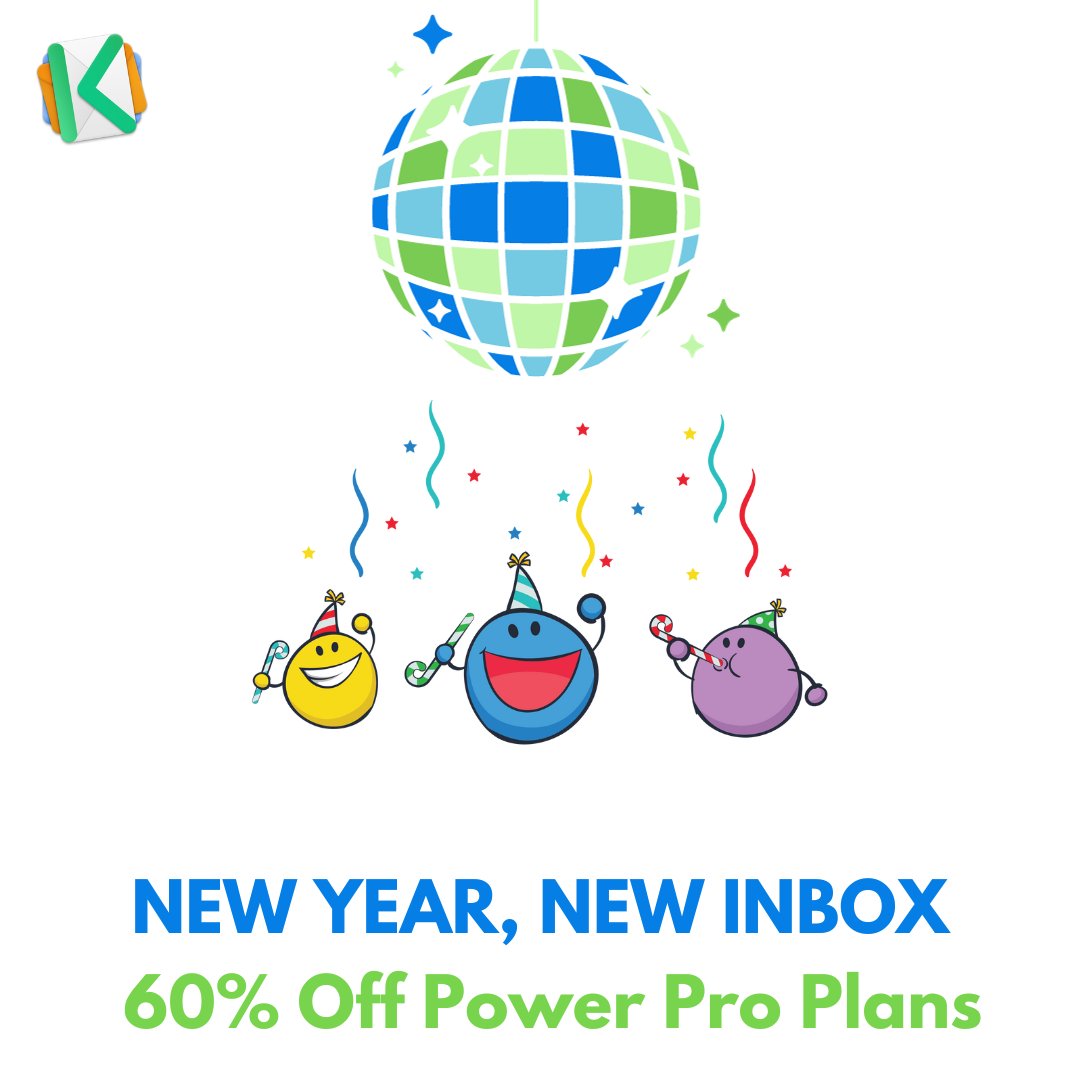 Now Until Midnight! Kick off the New Year with 60% off your Power Pro plan using code NEWYEAR60

Share this with someone who could use some help sticking to that New Years Resolution, and kickstart their productivity. ✨
kiwiforgmail.com/pricing