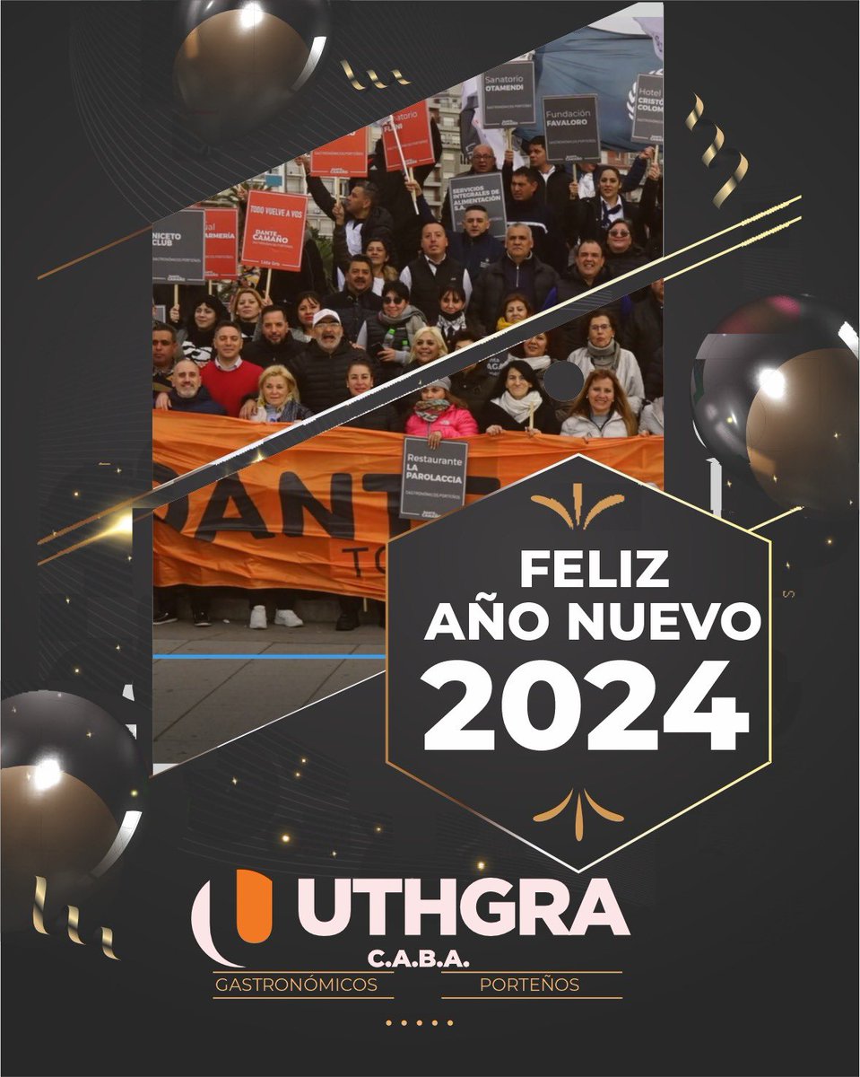 UTHGRACabaOk's tweet photo. ¡Feliz año para todos! 🍾 https://t.co/SCNJUkpEHd
