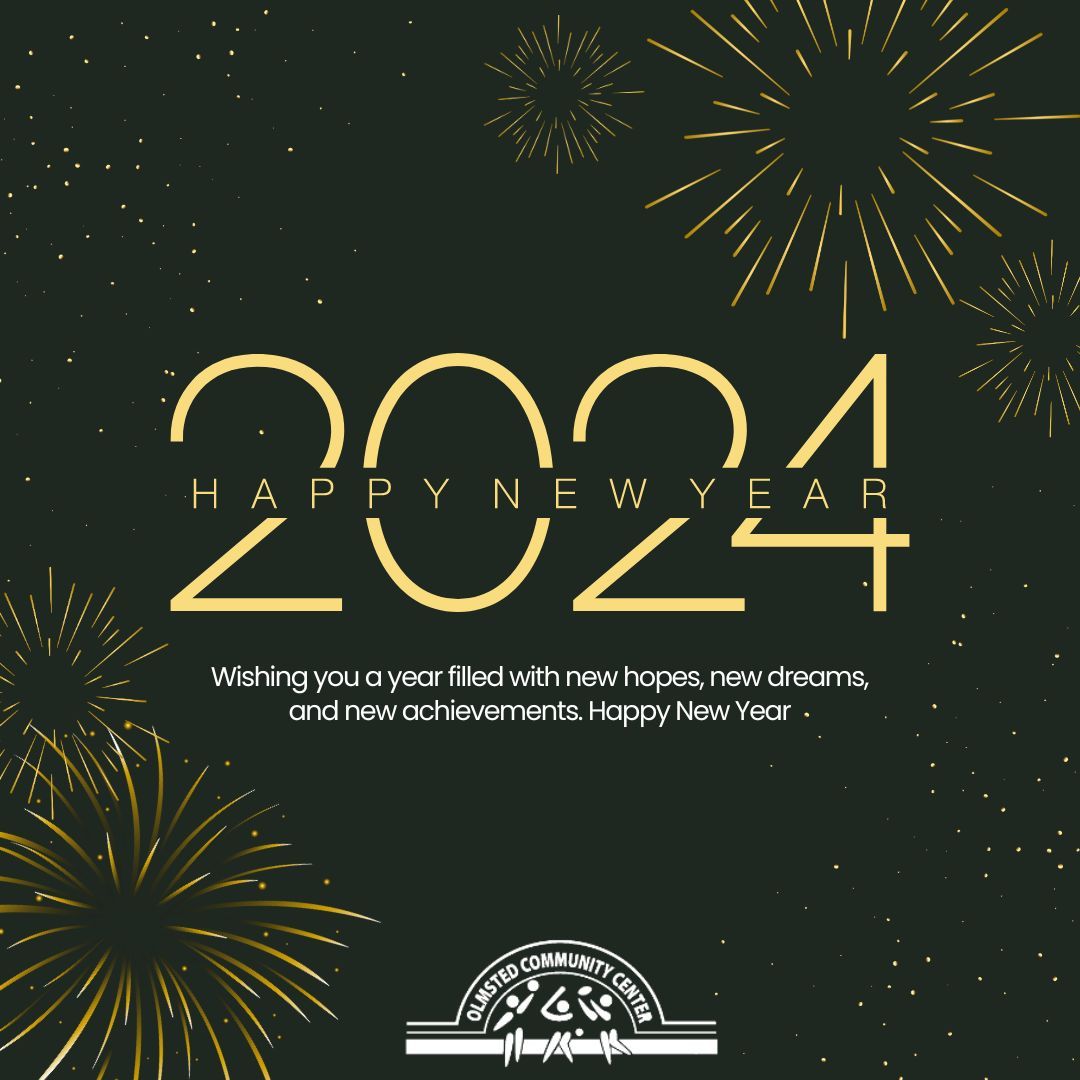 The staff at OCC is wishing everyone a happy and healthy New Year!