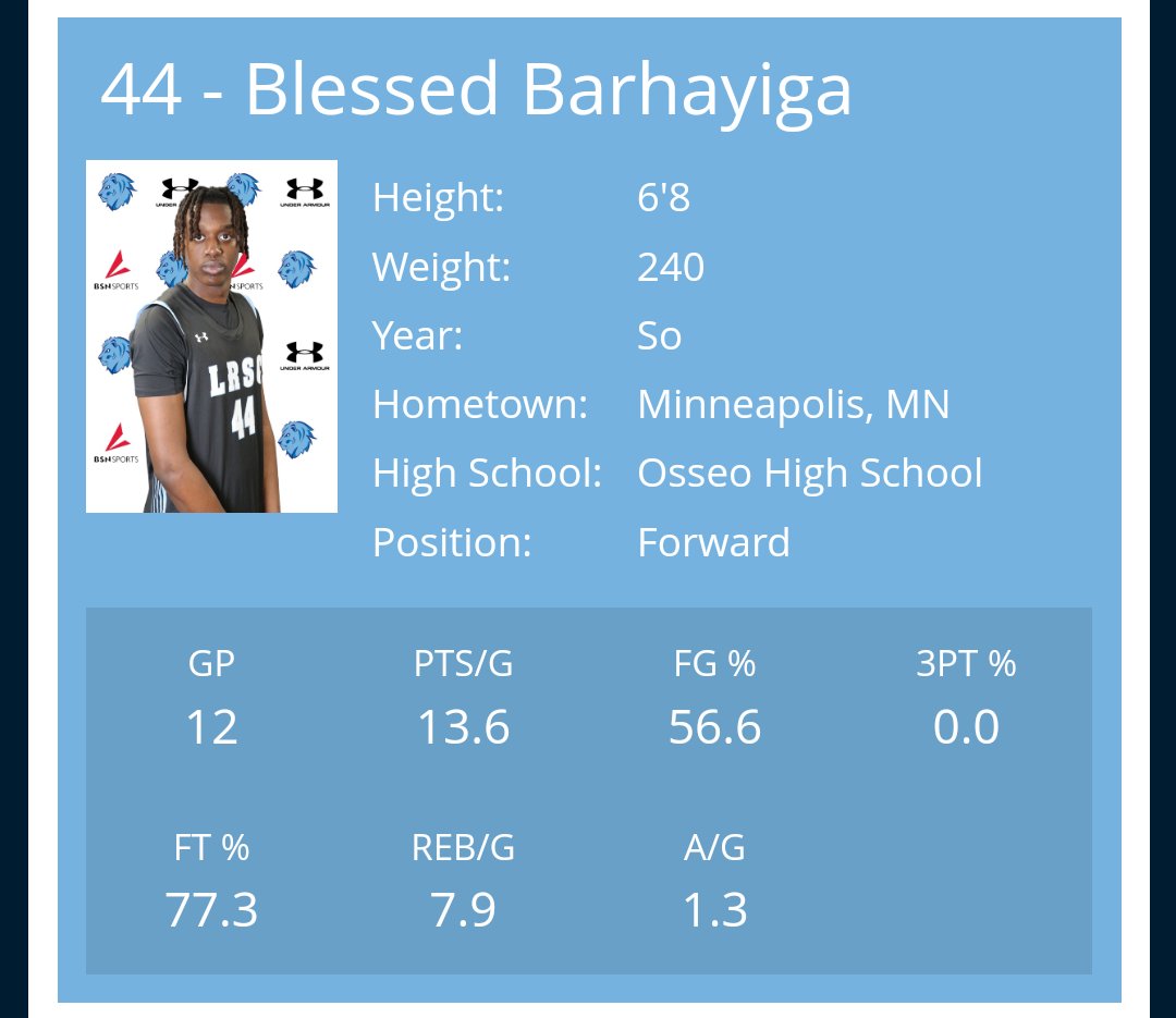 🔹4yr Coaches🔹
If you need size check out ⬇️⬇️⬇️
Bless Barhayiga (<a href="/BlessedB34/">Blessed Barhayiga ✝️</a>) 
2yrs to play 
Highlights: x.com/BlessedB34/sta…
All film on synergy
Contact <a href="/CoachJ_Marsh/">Jared Marshall</a> with any questions.
#LiveFromTheLake